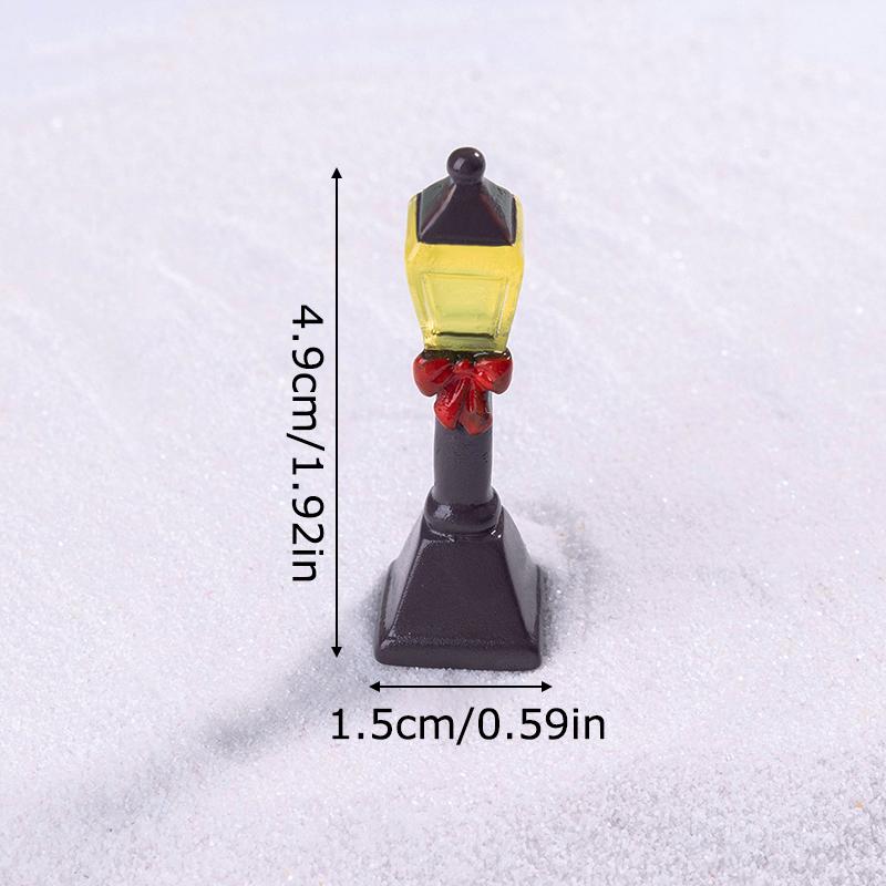 1PC Creativity DIY Resin Ornaments Micro Landscape Gift Mini Accessories Christmas Decorations Adorn