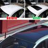 1Pc Fake Sunroof Black Car Sticker Roof Sticker Simulation Sunroof Film Edge Strip Optional Universal Car Stickers Accessories