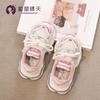 Girls' Dad Shoes 2025 New Spring and Autumn Little Girl Sports Shoes Lightweight Shoes Soft Soles Children's Running Shoes Autumn Models