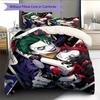 Joker Urban Bedding Quilt Set Quilt Cover Pillowcase Home Decoration Birthday Gift (1 * duvet cover + 2 * pillowcase, without core)