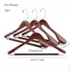 3pcs Non Slip Wide Shoulder Hanger Wooden Heavy Duty Strong Coat Hangers,Smooth Finish 360° Swivel Hook Solid Wood Hangers Shirt Suit Closet Organizer