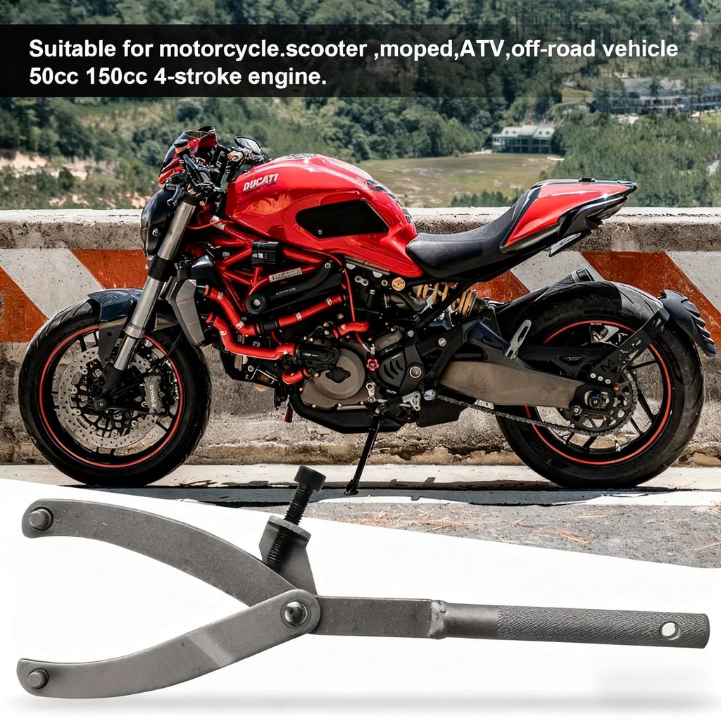 Y-Type Flywheel Wrench Pulley Spanner Sprocket Spanner Universal Flywheel Holder For Scooter Moped Motorcycle ATV - High quality