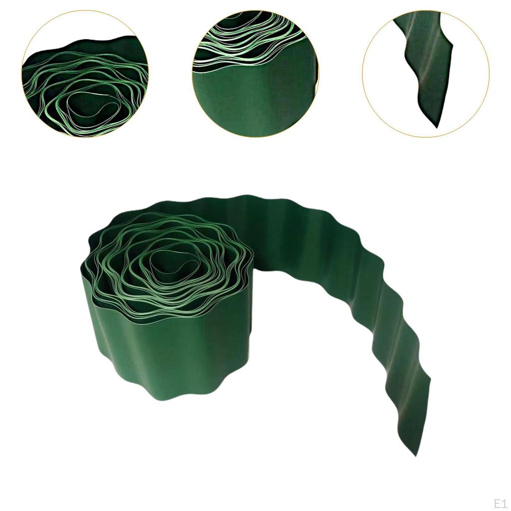 Ландшафтный дизайн своими руками ПП бордюрный рулон гибкие водонепроницаемые аксессуары зеленый для приподнятой клумбы