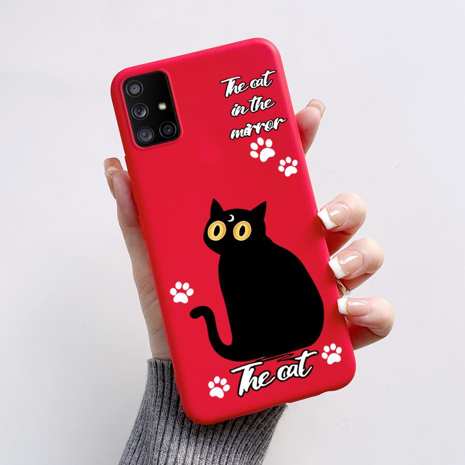 For Samsung Galaxy A51 A71 5G Case SM-A516F SM-A716F Soft Slim Cute Cartoon Frog Back Cover Fundas Bumper For Samsung A 51 Coque