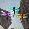 Indoor&Outdoor Handmade Craft Metal Ornaments Dragonfly Decorations Wall Hanging Sculptures