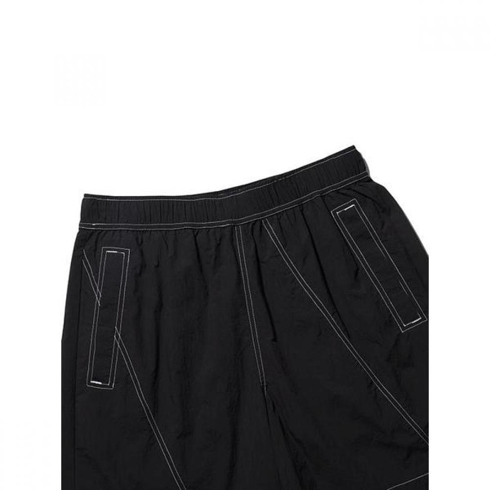Diagonal Stitch 4 Short Pants Black
