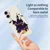 For iPhone 17 Case Bat Castle Pattern Printing Straight Edge TPU Phone Back Cover