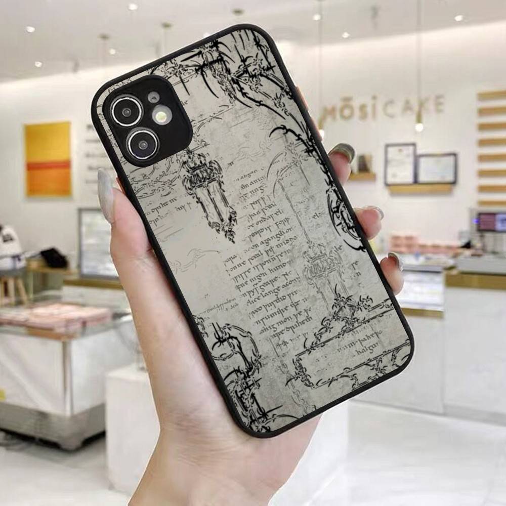 Готический Кокетливый Киберсигилизм Чехол для Телефона Для IPhone 16 15 14 X XR XS 7 8 Plus 11 12 13 Pro MAX 13mini Матовый Ударопрочный Чехол