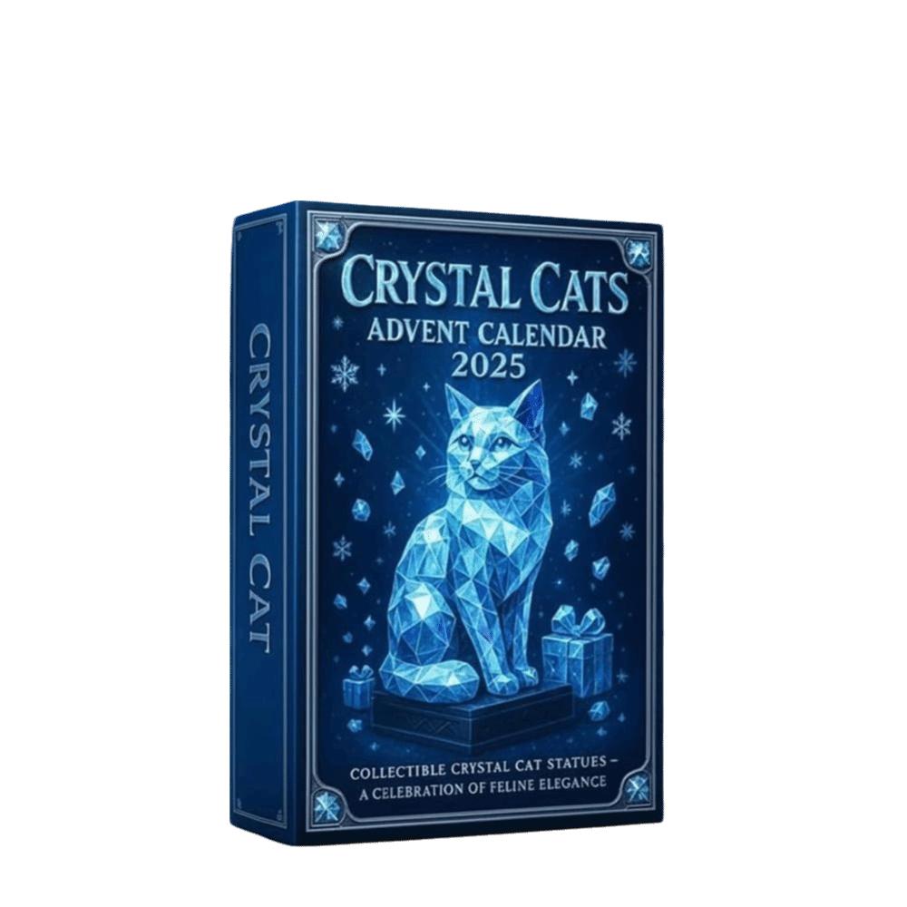 with Mini Kitten Figures Crystal Cat Christmas Advent Calendar Festival Party Supplies