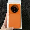 Premium Executive Leather Case for Xiaomi 14 Ultra Large Window Lens Protector Cover