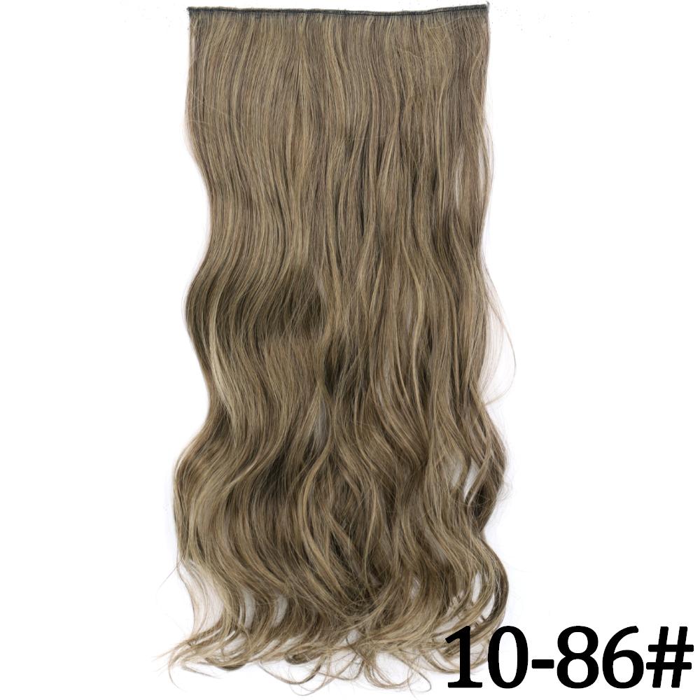 MERISIHAIR Длинные волнистые синтетические волокна 22 дюйма 5 зажимов для наращивания волос Волнистые прямые волосы Черный Коричневый Блондинка Повседневная одежда