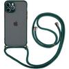 Protective Case - PROSHOP - for iPhone 12 Pro - Rigid - Frosted Color - Night Green