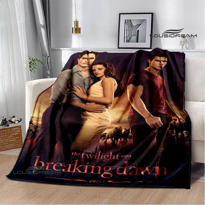 The Twilight Saga printed blankets picnic blanket Warm Flannel blankets Soft and comfortable blanket bed linings Birthday Gift