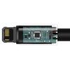 Strong braided cable USB Iphone Lightning 2.4 A 2 m black