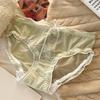 Женское нижнее белье из шелка и хлопка Ice Silk & Cotton - летнее, антибактериальное, дышащее, средняя талия, большой размер