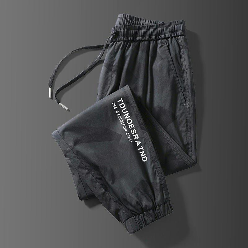 Мужские повседневные брюки Nine-Point в корейском стиле с камуфляжным принтом