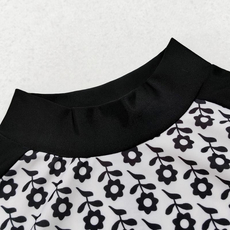 Женский мусульманский купальный костюм с кепкой и принтом Купальник Пляжная одежда Купальники 3 шт. Всего тела с длинными рукавами Исламская одежда Буркини Цельный купальник