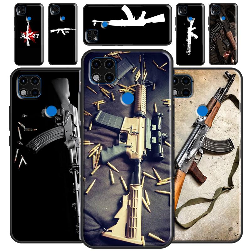 AK47 пистолет пули принципиально для Xiaomi Redmi Note 10S 9S 8T 9 Note 10 Pro Note 11 Pro Redmi 9C 9A 9T мягкий чехол