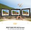 KODAK Wooden Digital Photo Frame with Remote IPS HD Auto Wall Programmable Auto Enjoy Your Precious Moments with Black 10.1-inch Control, Screen