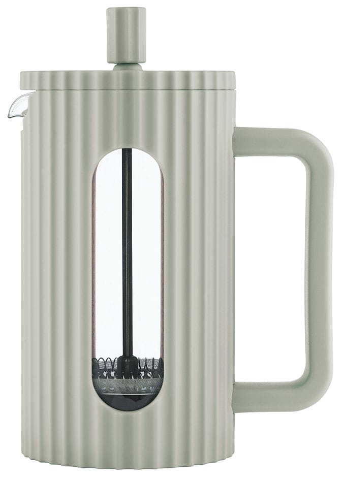 Zaparzacz do herbaty kawy szklany French Press 600 ml zielony KLAUSBERG KB-7750