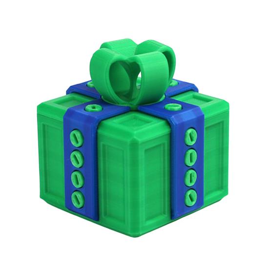 3D Printed Annoying Gift Box with Screws Christmas Puzzle Present Box Prank Case Home Office Desktop Decoration Ornament Joke Gag Gift
