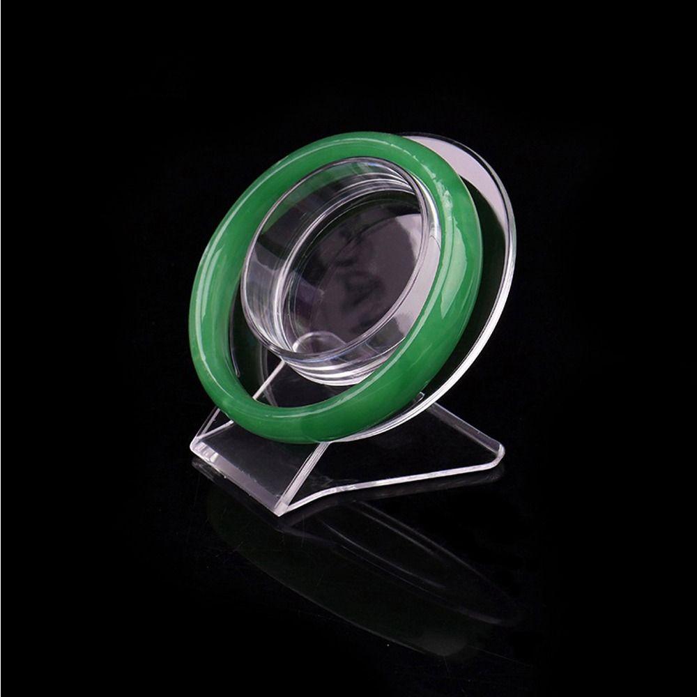 Acrylic Fashion Clear Bracelet Holder Bangle Organizer Jewelry Display Plate Jewelry Display Rack