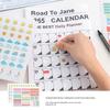 Calendar Wall 2026 New Yearly Daily Schedule Planner Sheet Paper 365 Day Plan Annual Hanging Planning Weekly Agenda Pad Month 12