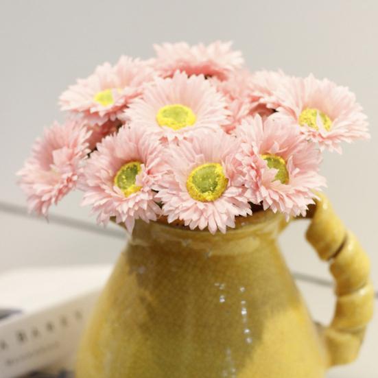 2 шт. искусственные растения, простые в уходе, декоративные, с тонкой текстурой, привлекательные цветочные композиции с одной веткой, свадебный декор