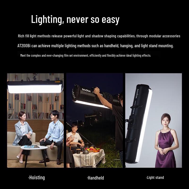 Godox AT200Bi Professional Bi-Color LED Video Light
