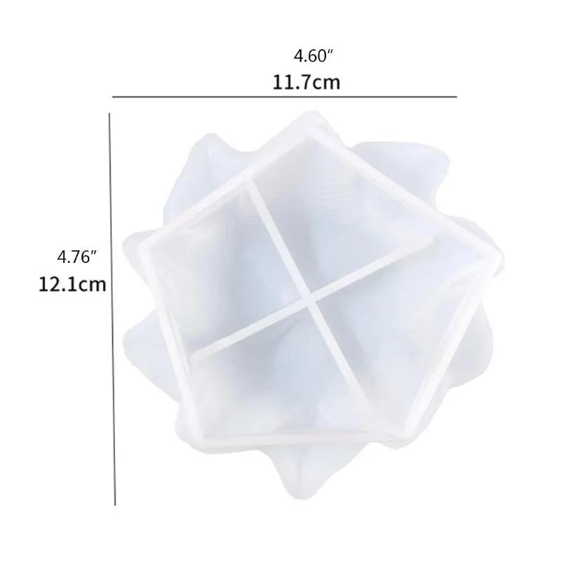 Форма из эпоксидной смолы в виде листа, фруктов, конфет, орехов, контейнера для хранения, силиконовая форма, DIY-органайзер для ювелирных изделий, держатель для безделушек