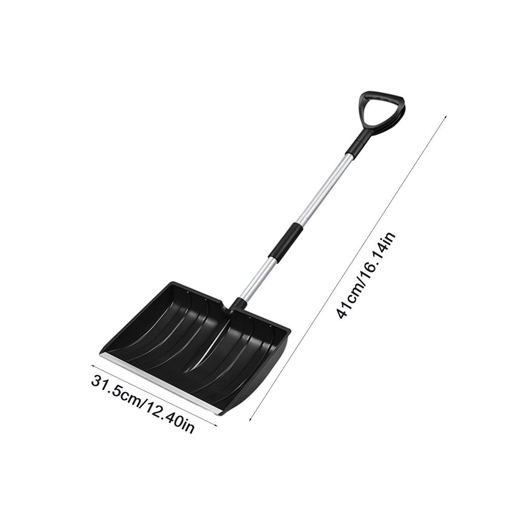 Portable Shovel D-shaped Handle Snow Scoop Winter Snow Removal Detachable Ice Shovel ABS Spade & Shovel Garden Hand Tool