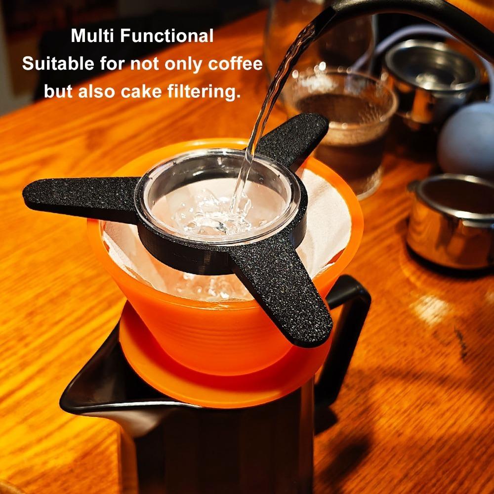 Sturdy PP Material Pour Over Coffee Dripper With Base Coffee Dripper Hiking Camping