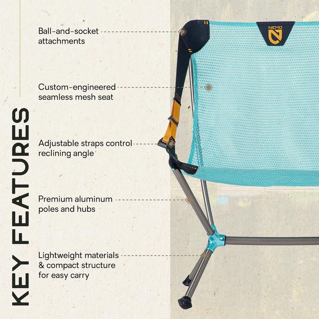 Кресло-реклайнер NEMO Moonlight Hazy Aqua NM-MLCH-HA