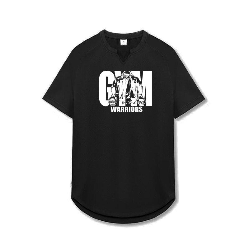 Muscleguys спортивная мужская одежда для фитнеса и бега с короткими рукавами, свободные эластичные повседневные топы