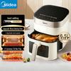 Midea Умная аэрофритюрница-духовка 6,5 л с функцией пара и прозрачным окном