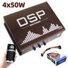 Автомобильный аудио DSP 4x50 Вт 4-канальный полностью цифровой сигнальный аудиопроцессор DSP Работа с приложением, USB RCA вход/выход Автомобильный усилитель мощности