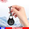 Small Survival Keychain Zipper Pull Mini Compass for Outdoor Backpack Camping Hiking Pocket Navigator Adventure Tool
