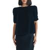 Nobody´s Child Womens/Ladies Velvet Gathered Sleeve Top