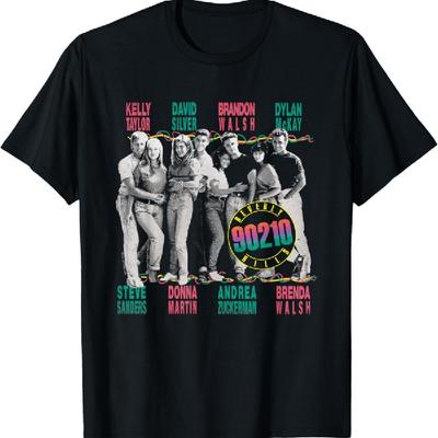 Футболка 90210 We Got It - Унисекс-Взрослые и Дети - Черный, Разноцветный - Маленький - Короткий Рукав - Классический Крой - Полиэстер 100%