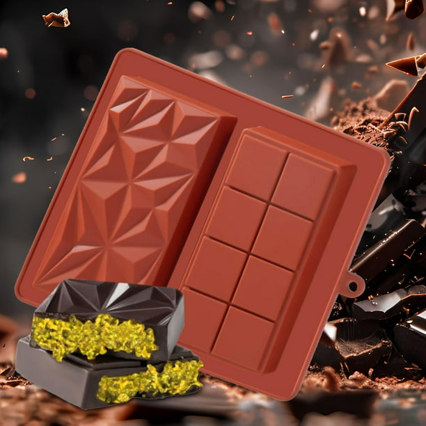 Silicone chocolate molds, chocolate bar molds, deep chocolate molds