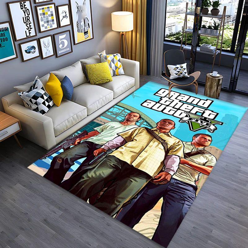 Urban Conflict: Chinatown War carpet printing floor mats Dormitory decoration Art Christmas gifts