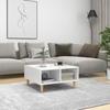 VidaXL Coffee Table White 60x60x30 Cm Chipboard