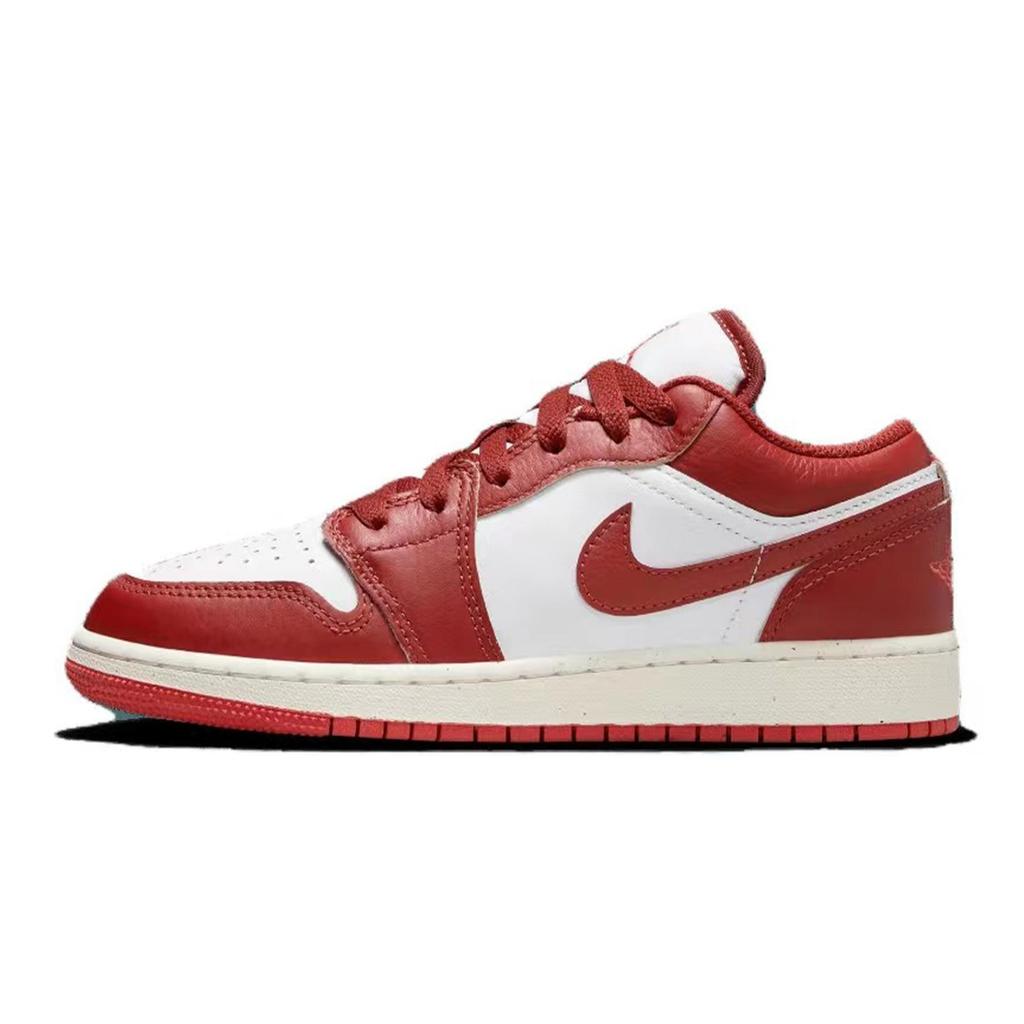 Jordan Air Jordan 1 Винтажные Баскетбольные Кроссовки Женские Низкие Белые/Золотые FJ3465-160(Команда80-)