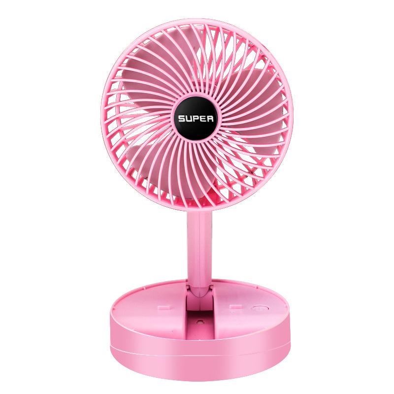 Folding Small Fan Mini Portable Electric Fan Handheld Desktop Small Fan USB Charging Fan