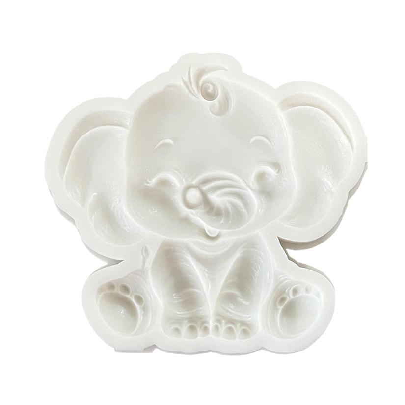 Силиконовая форма для сахарной мастики, шоколада, кексов, выпечки, помадки, инструменты для украшения торта, слоненок