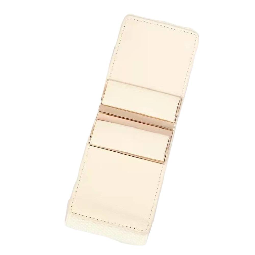 Waist Defining Elastic Wide Belts Solid Color Dress Belt Stretch Waistband Coat Accessories