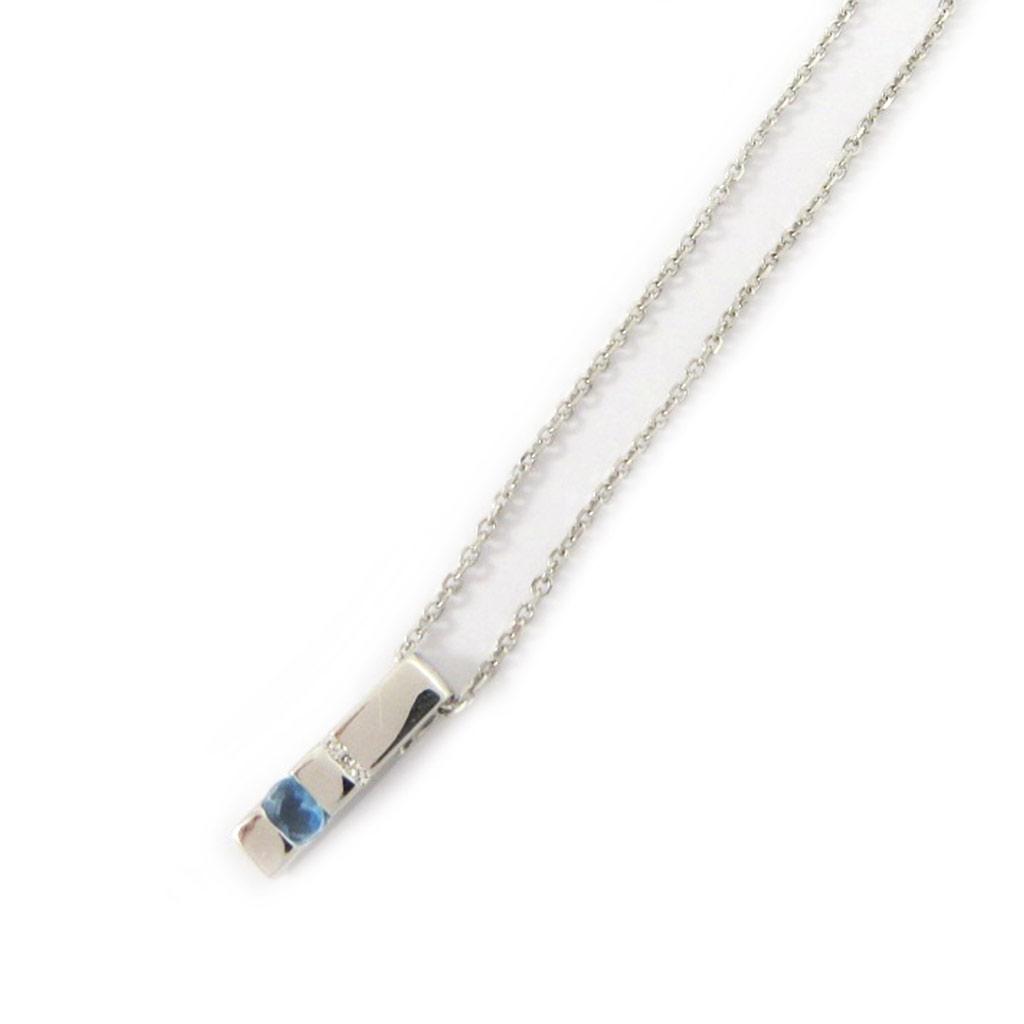 Altesse [L5369] — Голубое серебряное ожерелье «Нежное»
