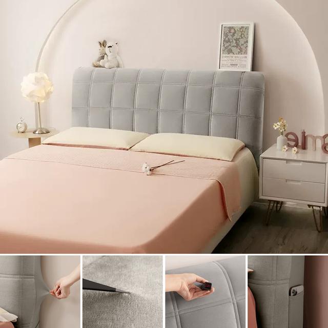 Чехол для изголовья кровати в европейском стиле, большой утолщенный чехол для кровати, все включено, мягкий бархатный чехол для изголовья кровати, украшение для дома и отеля