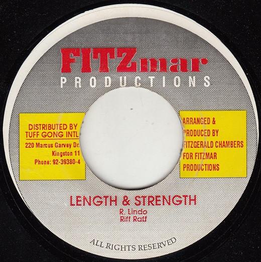 7inch Record RIFF RAFF - Length & Strength NONE Fitzmar Product Jamaica Reggae, Ska & Dub Used