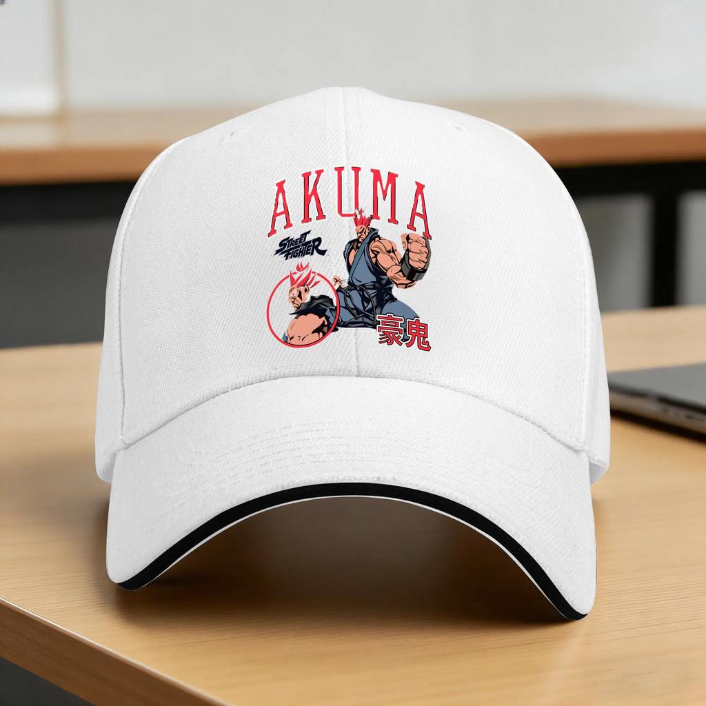 Summer Sstreet M Bison Ffighter II Baseball Cap Outdoor Sports yk Cool Trucker Hat Unisex Print Sun Snapback Cap
